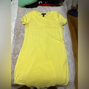 Forever 21, yellow T-shirt dress